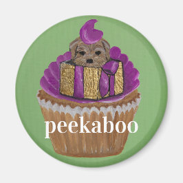 Pupcake Peekaboo Magnet