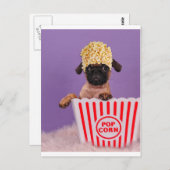 Pupcorn jemand? postkarte (Vorne/Hinten)