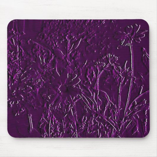Pupelbildhauer-Blume - Solid-Design Mousepad (Vorne)