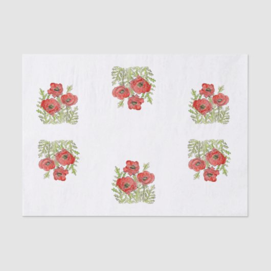 Pupidesign auf Gewebepapier Seidenpapier (Vorderseite)