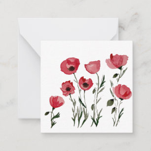 Pupien- Karte mit Blumenbezug
