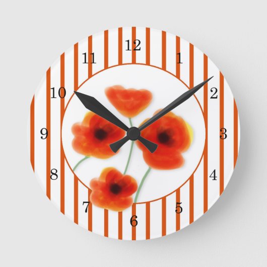 Pupies Wall Clock Runde Wanduhr (Vorderseite)
