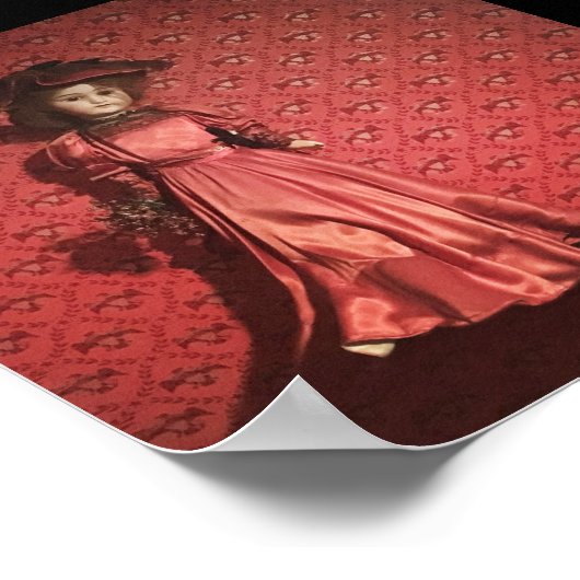 Puppe an der Wand Poster (Ecke)