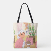 Puppe, Anime, fantastisch, Cartoon Tasche (Rückseite)