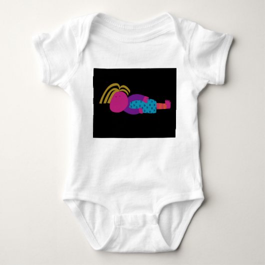 Puppe Baby Strampler (Vorderseite)