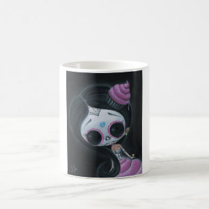 Puppe der Toten Kaffeetasse
