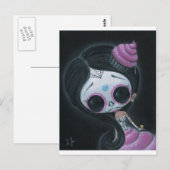 Puppe der Toten Postkarte (Vorne/Hinten)
