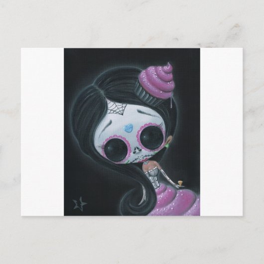 Puppe der Toten Postkarte (Vorderseite)