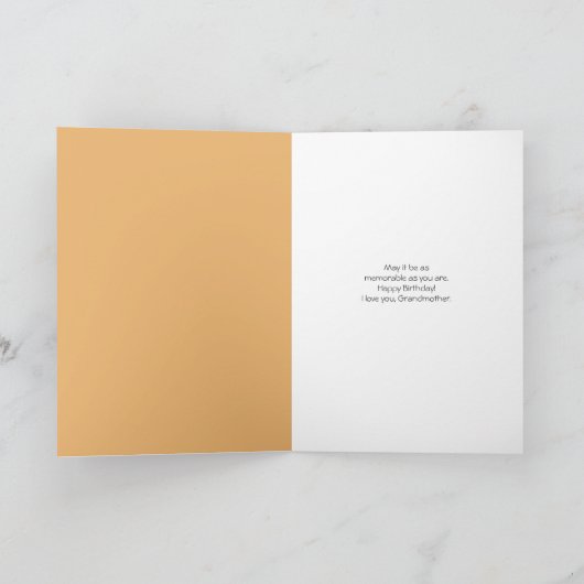 Puppe Frances Großmutter Geburtstag Karte (Innenseite)