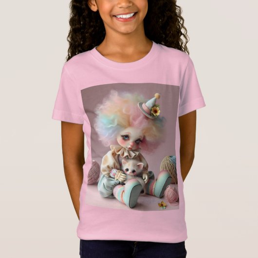 Puppe mit einem Kitten, Sammlung von Natasha Us T-Shirt (Vorderseite)