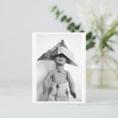 Puppe mit Papierhut - Jack Postkarte (Stehend Vorderseite)