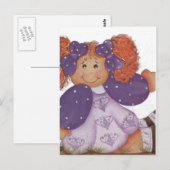 Puppe Postkarte (Vorne/Hinten)