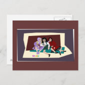 Puppe Postkarte (Vorne/Hinten)