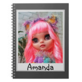 Puppe, Puppe, Foto, Geschenk, Blythe Notizblock (Vorderseite)