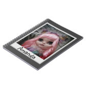 Puppe, Puppe, Foto, Geschenk Notizblock (Linke Seite)