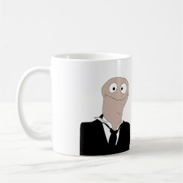 Puppe schaut dich an kaffeetasse