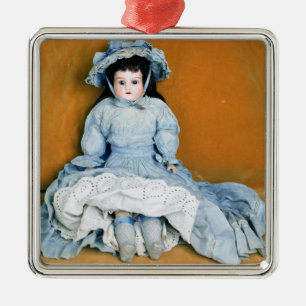 Puppe Silbernes Ornament