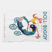 Puppe und Buggy Küchentuch (Horizontal)