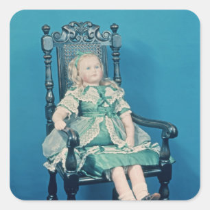 Puppe, wahrscheinlich von Charles Marsh, 1865 Quadratischer Aufkleber