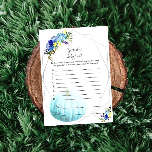 Puppen Baby Dusche Ratschlag Babynahrung | Blau Einladung