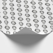 Puppen Gesichter Geschenkpapier (Ecke)