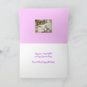 Puppen-Kollektor-Geburtstags-Karte Karte (Innenseite)