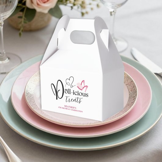 Puppen-köstliche Leckereien Gefälligkeitsbox Geschenkschachtel