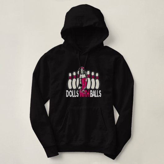 Puppen mit Ballen 1 Hoodie (Design vorne)
