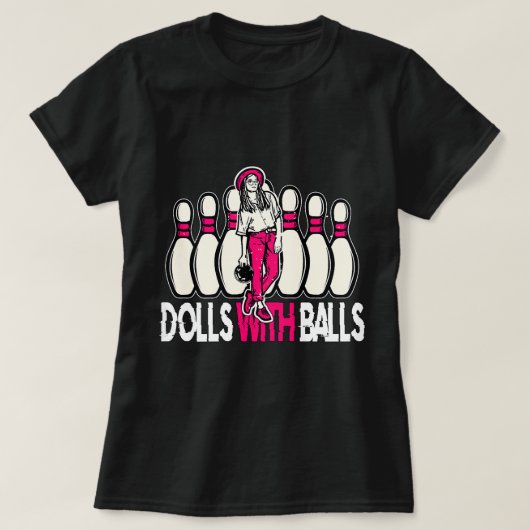 Puppen mit Ballen 1 T-Shirt (Design vorne)