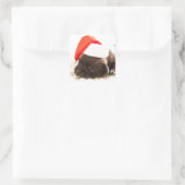PUPPEN MIT WEIHNACHTSMANNMÜTZE STICKER (Tasche)