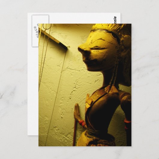 Puppen Postkarte (Vorne/Hinten)