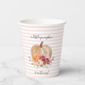 Puppen-Puffsack-Puffsack-Baby-Showe Pappbecher (Vorderseite)