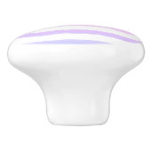 Puppen Rosa Gelbe Lila Wasserfarben Streifen Keramikknauf (Seitenansicht)