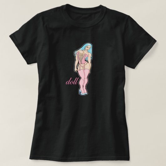 Puppen-T-Shirt T-Shirt (Design vorne)