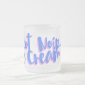 Puppen und Kaffee Mattglastasse (Mittel)