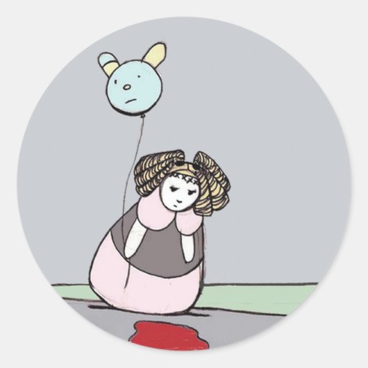 Puppen werden lebendig: Geheimniskrämerei Runder Aufkleber (Vorderseite)