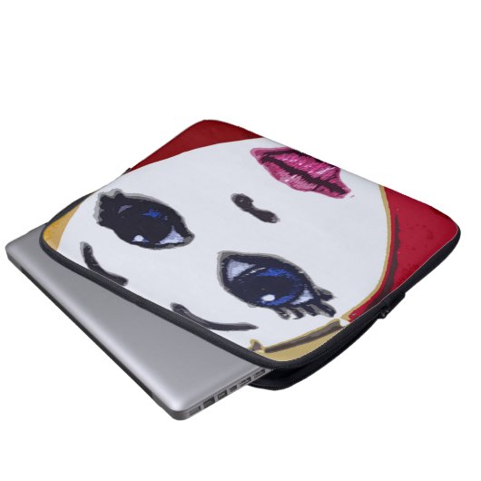 Puppenfass Laptopschutzhülle (Vorne Knopf)