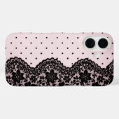 Puppenhafte Polka Spitze Case-Mate iPhone Hülle (Rückseite (Horizontal))