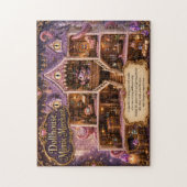 Puppenhaus-Mimik-Händler-Fantasie-Shop Puzzle (Vertikal)