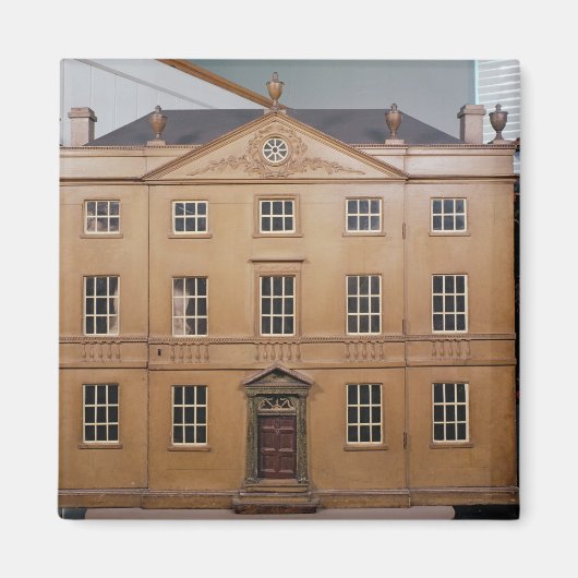 Puppenhaus, Neo-Classical Adam Style, c.1810 Magnet (Vorne)
