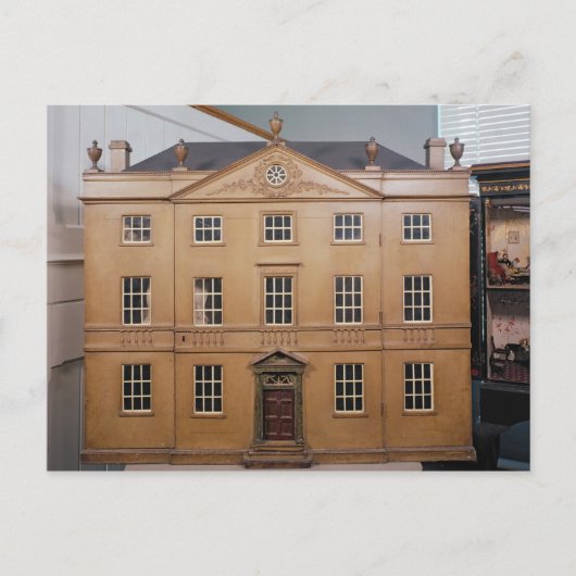 Puppenhaus, Neo-Classical Adam Style, c.1810 Postkarte (Vorderseite)