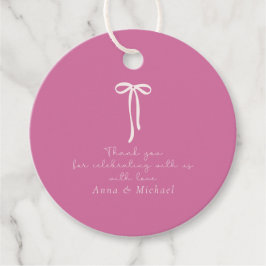 Puppenhaus rosa Danke Geschenkanhänger