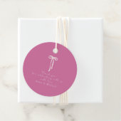 Puppenhaus rosa Danke Geschenkanhänger (Beispiel)