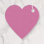 Puppenhaus Rosa Valentinstag Geschenkanhänger (Rückseite)