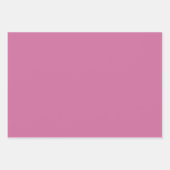 Puppenhaus schlicht rosa, massiv rosa geschenkpapier set (Vorderseite 2)