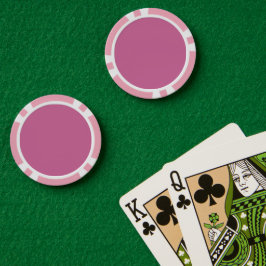 Puppenhaus schlicht rosa, massiv rosa pokerchips