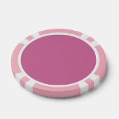 Puppenhaus schlicht rosa, massiv rosa pokerchips (Einzeln)