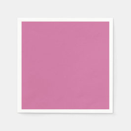 Puppenhaus schlicht rosa, massiv rosa serviette