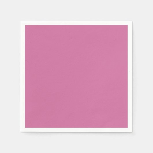 Puppenhaus schlicht rosa, massiv rosa serviette (Vorderseite)
