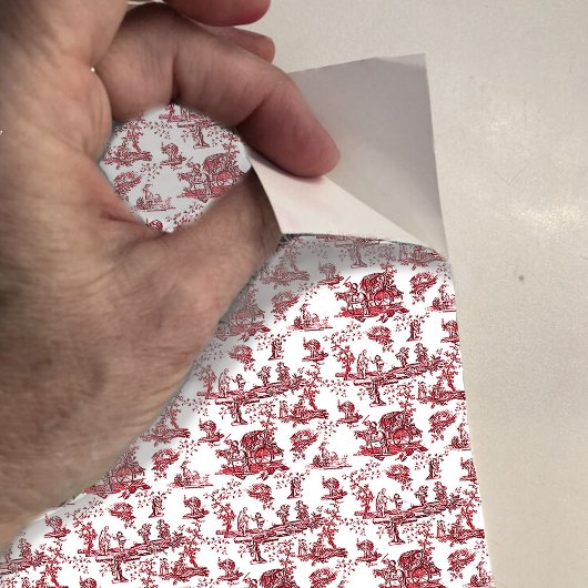 Puppenhaus Wallpaper in kleinem Maßstab Aufkleber